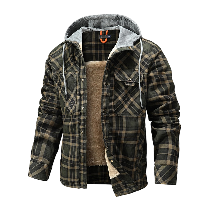 Lumberjack Hooded Jacket - hdlm.brgnd