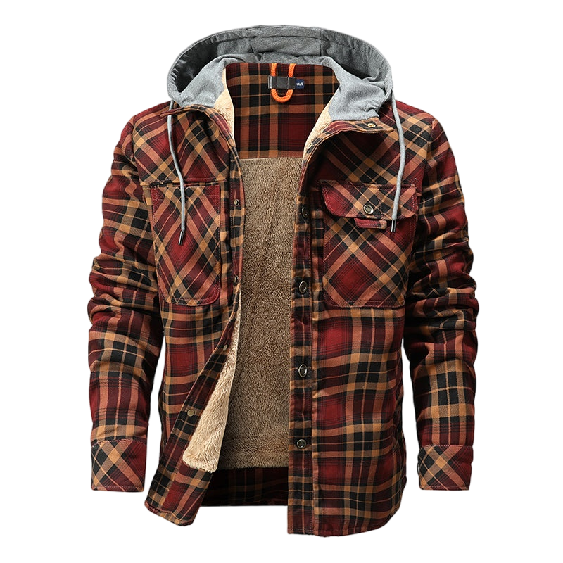 Lumberjack Hooded Jacket - hdlm.brgnd