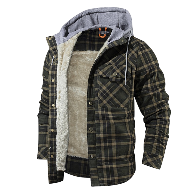Lumberjack Hooded Jacket - hdlm.brgnd