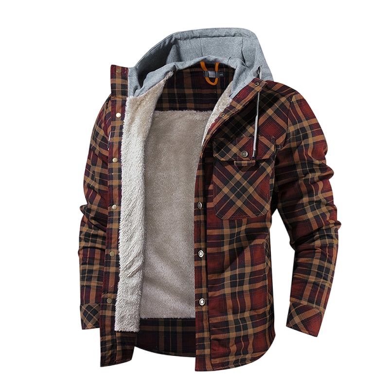 Lumberjack Hooded Jacket - hdlm.brgnd