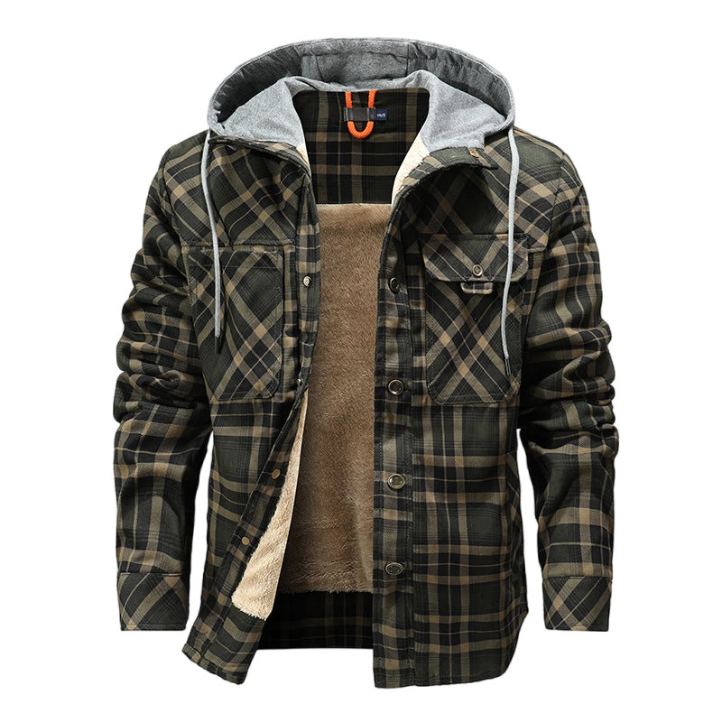 Lumberjack Hooded Jacket - hdlm.brgnd