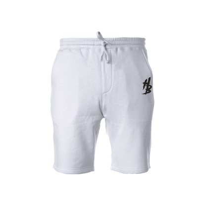 HB White Shorts - hdlm.brgnd