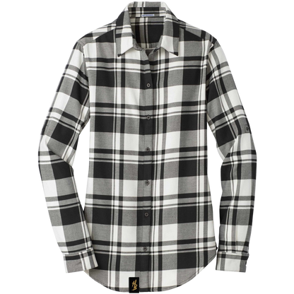 HB Icon Women's Flannel - hdlm.brgnd