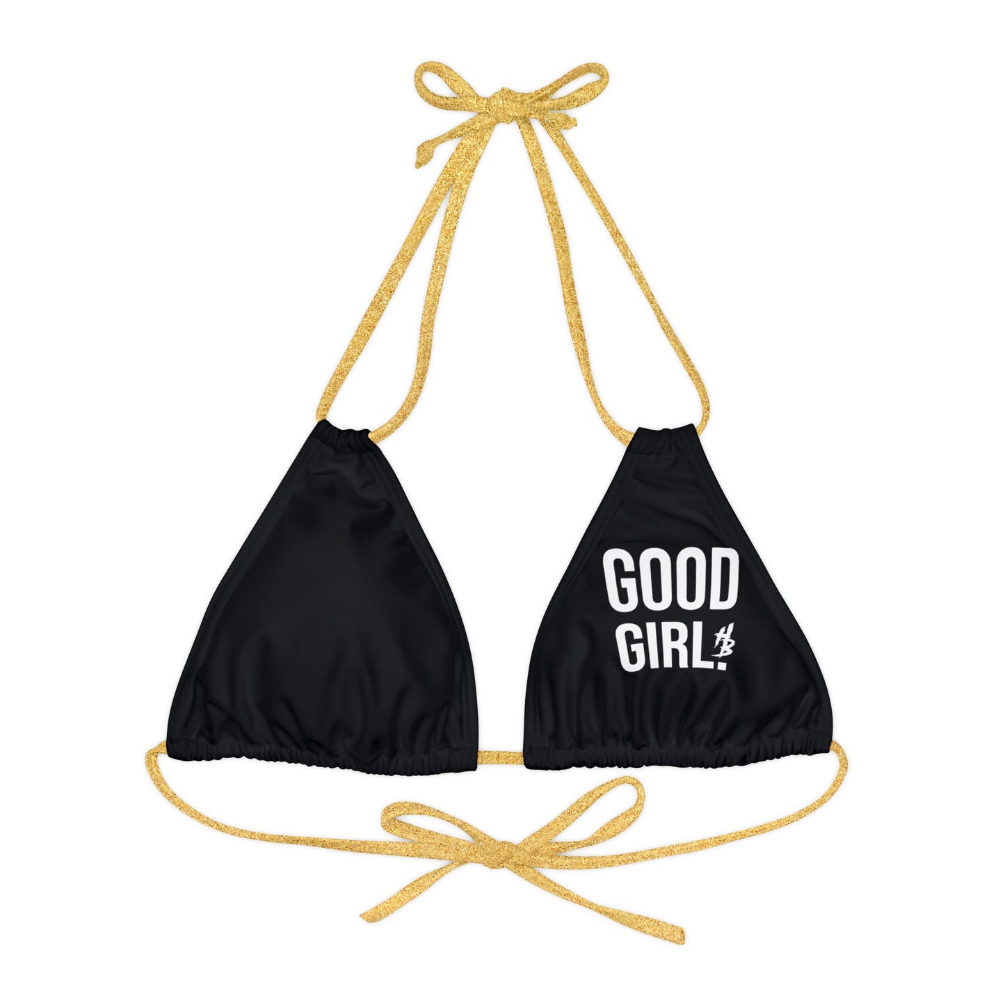 Good Girl Black Bikini Top - hdlm.brgnd