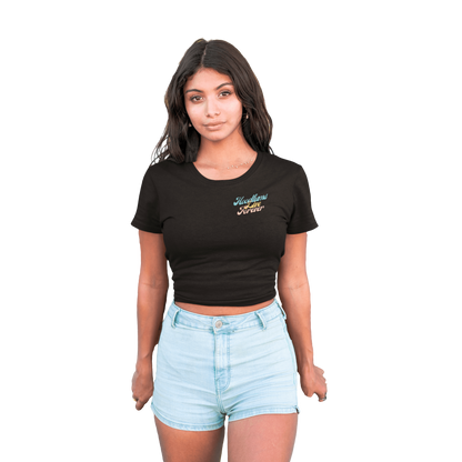 Hoodlums Live Forever Cropped Top - hdlm.brgnd