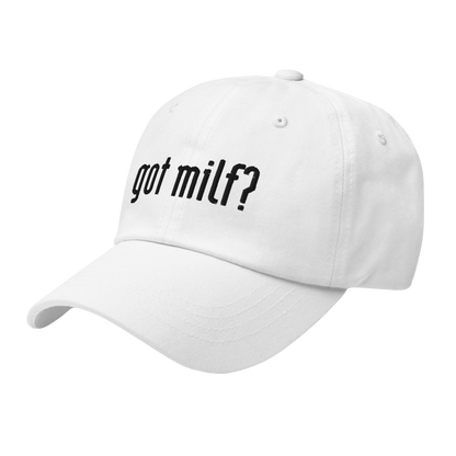 Got Milf? Baseball Cap - hdlm.brgnd