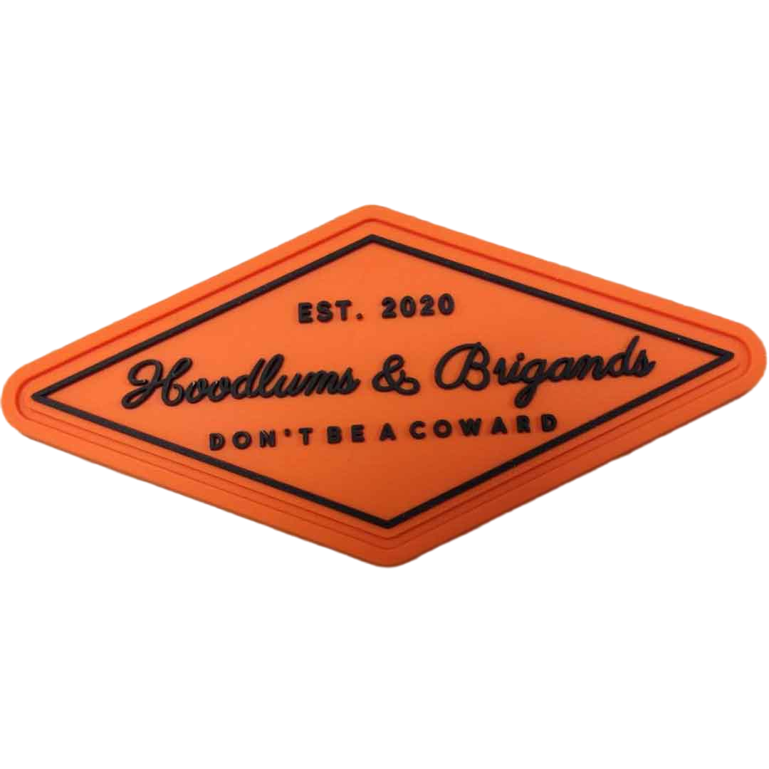 Orange EST. 2020 Diamond PVC Patch - hdlm.brgnd