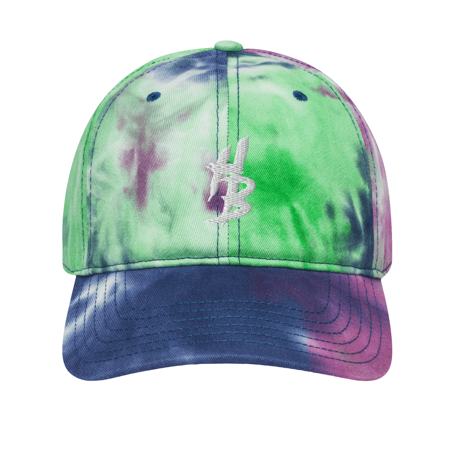 HB Icon Tie-Dye Baseball Cap - hdlm.brgnd