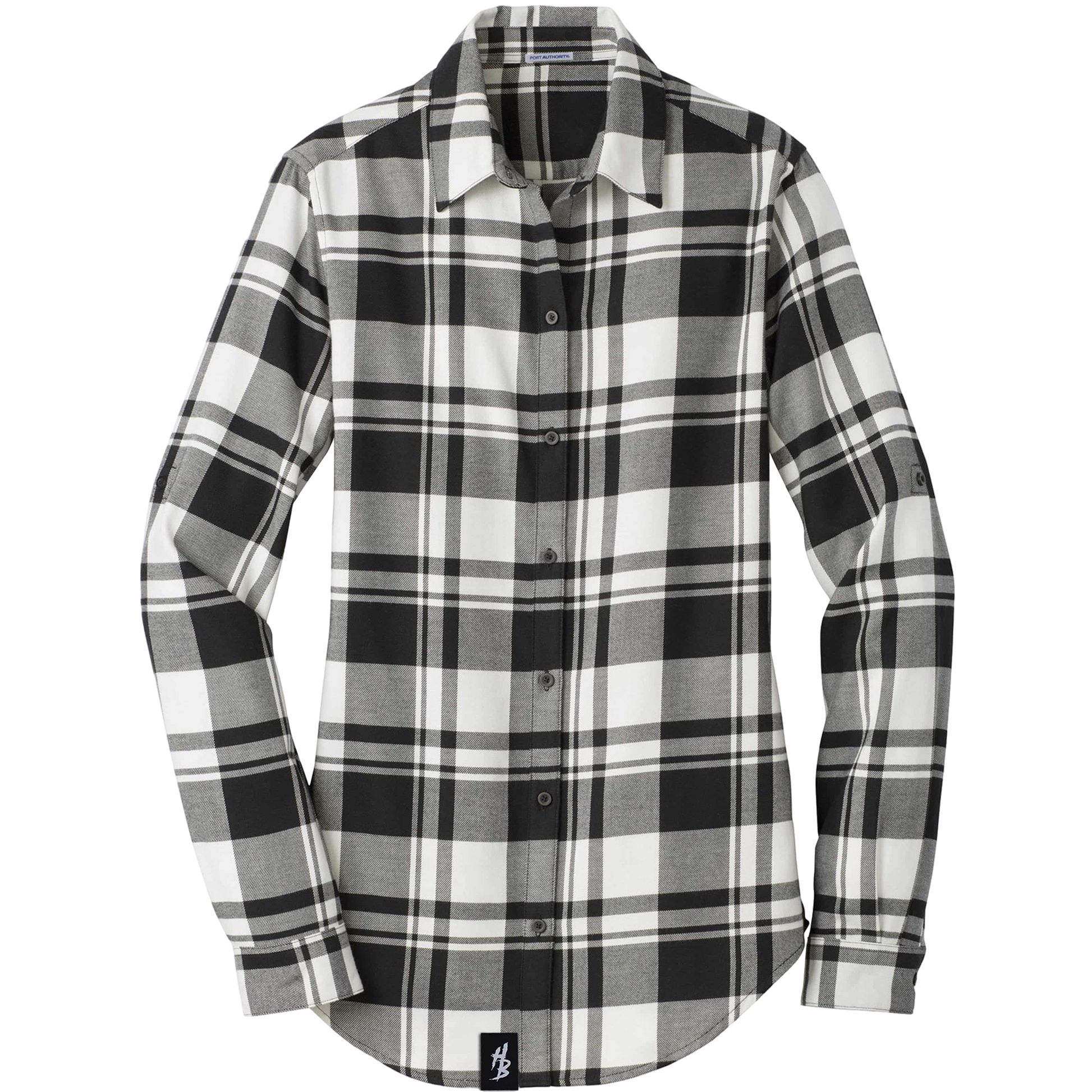 HB Icon Women's Flannel - hdlm.brgnd