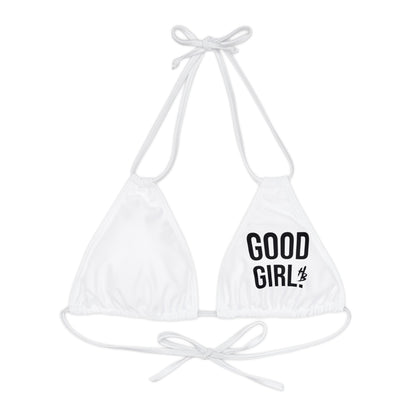 Good Girl White Bikini Top - hdlm.brgnd