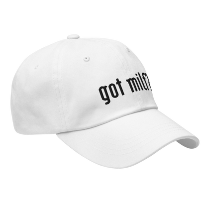 Got Milf? Baseball Cap - hdlm.brgnd