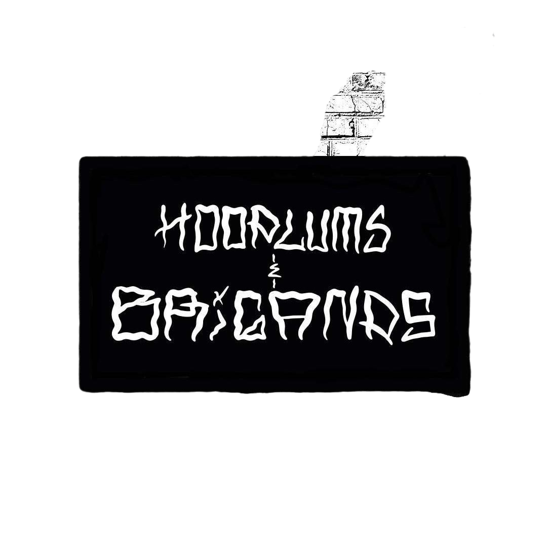 Hoodlums & Brigands Logo Sticker - hdlm.brgnd