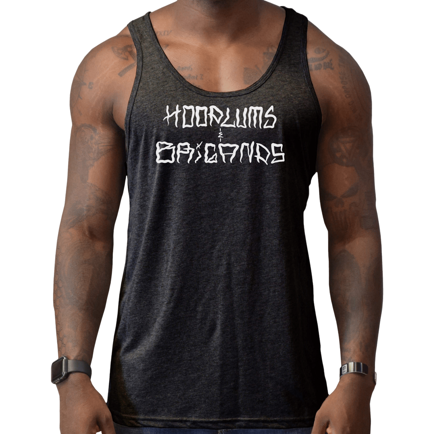 Hoodlums & Brigands Logo Men's Tank - hdlm.brgnd