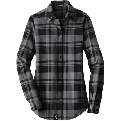 HB Icon Women's Flannel - hdlm.brgnd