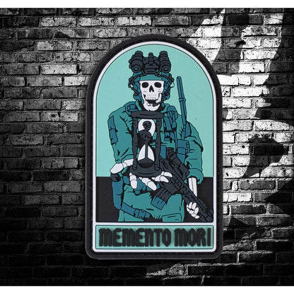 Memento Mori PVC Patch - Hoodlums & Brigands