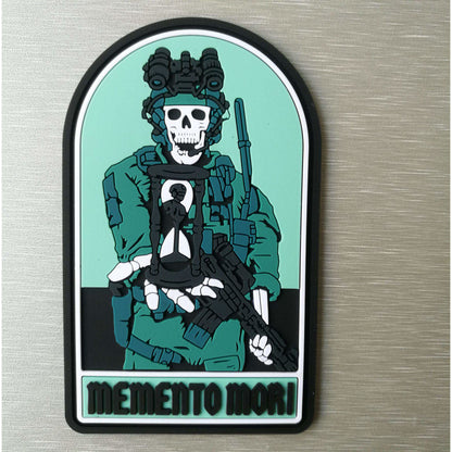 Memento Mori PVC Patch - Hoodlums & Brigands