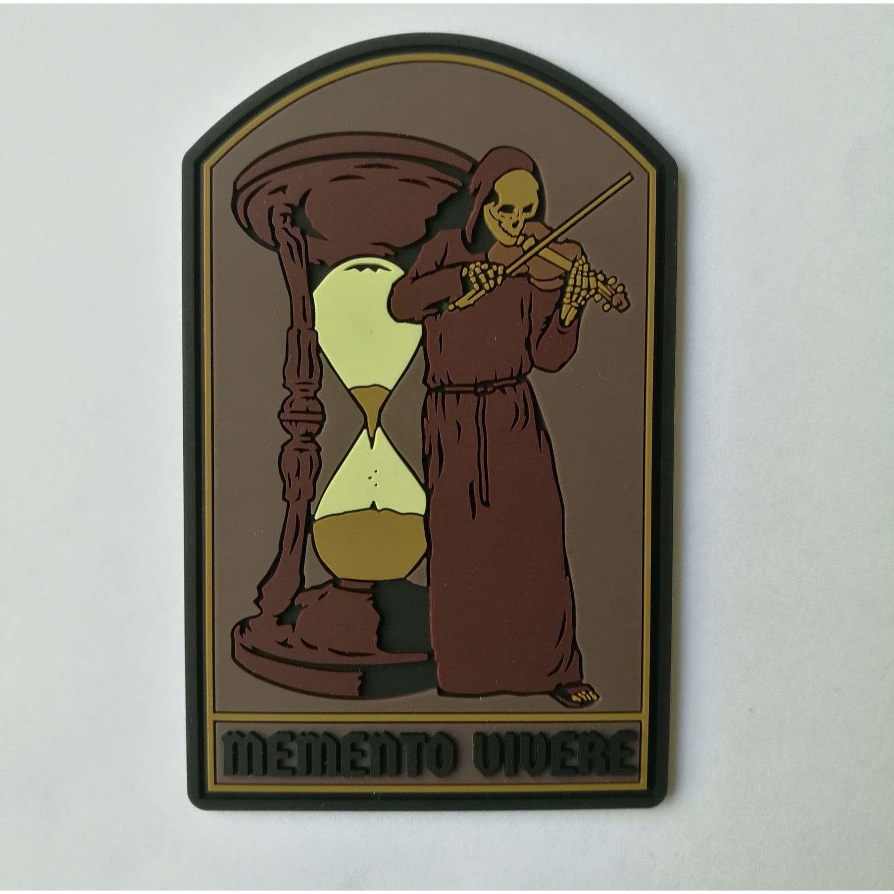 Memento Vivere PVC Patch - Hoodlums & Brigands